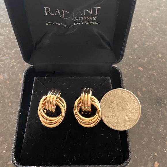 Gold earrings - Picture 4 of 4